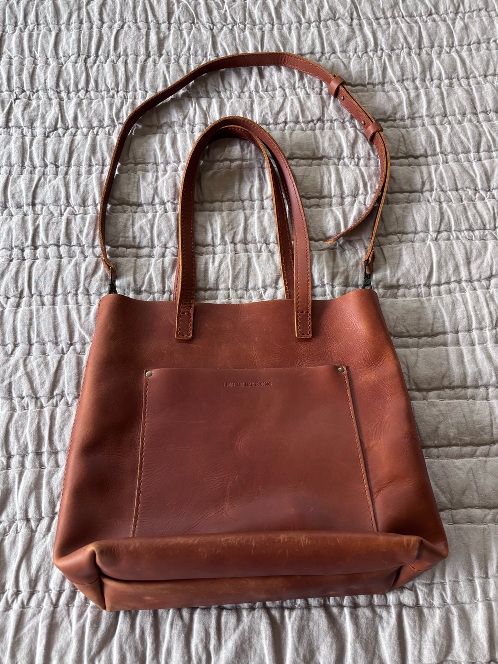 Portland Leather Good Crossbody Tote